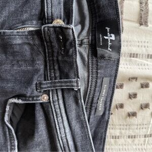 Seven for all mankind Men's Black Jeans slim